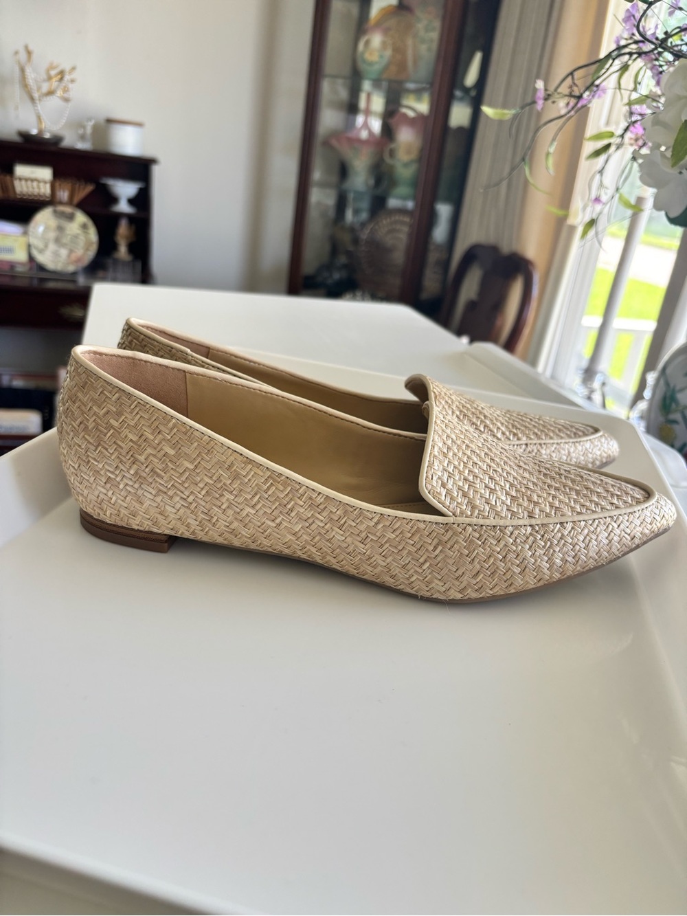 Nine West Woven Pointed Toe Loafer Flats | Size 8.5 - Picture 4 of 5